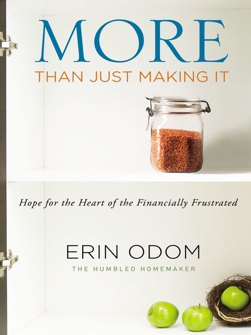 Title details for More Than Just Making It by Erin Odom - Available